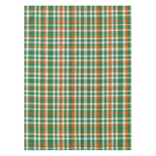 Saint Patrick's day Ireland Flag colored gingham Tablecloth