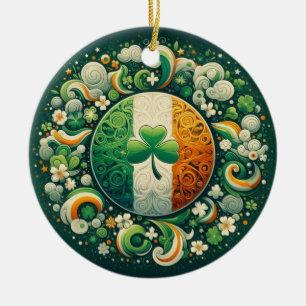 Saint Patrick's day/Ireland/Irish Ceramic Ornament