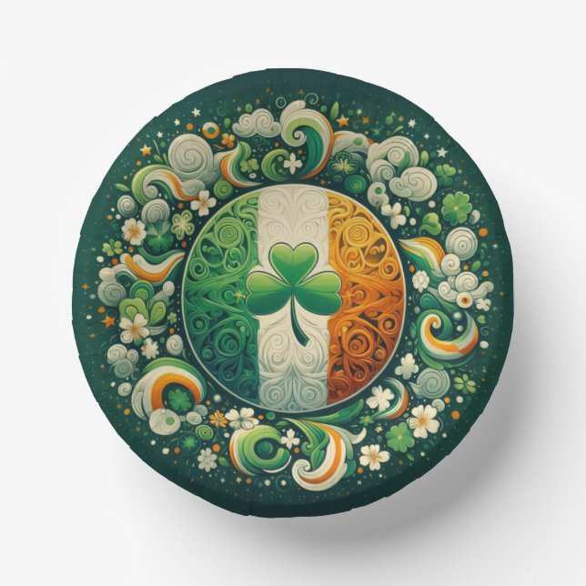 Saint Patrick's day/Ireland/Irish  Paper Bowls (Front)