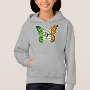 Saint Patrick's Day Irish butterfly Hoodie