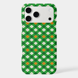  Saint Patrick's Day Irish colored argyle iPhone 17 Pro Max Case