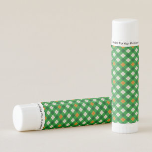  Saint Patrick's Day Irish colored argyle Lip Balm