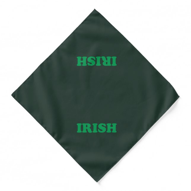 Saint Patrick's Day Irish Green Bandana (Front)