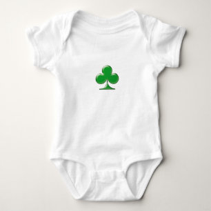 Saint Patrick's Day Irish Green Clover Shamrock Baby Bodysuit
