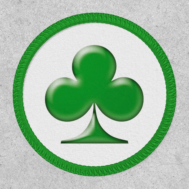 Saint Patrick's Day Irish Green Clover Shamrock Patch (Front)