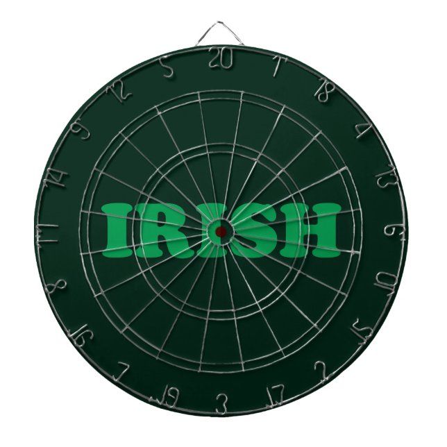 Saint Patrick's Day Irish Green Dart Board (Front)