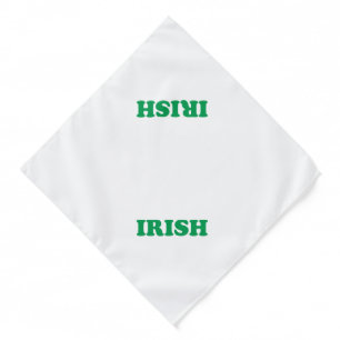 Saint Patrick's Day Irish Green white Bandana