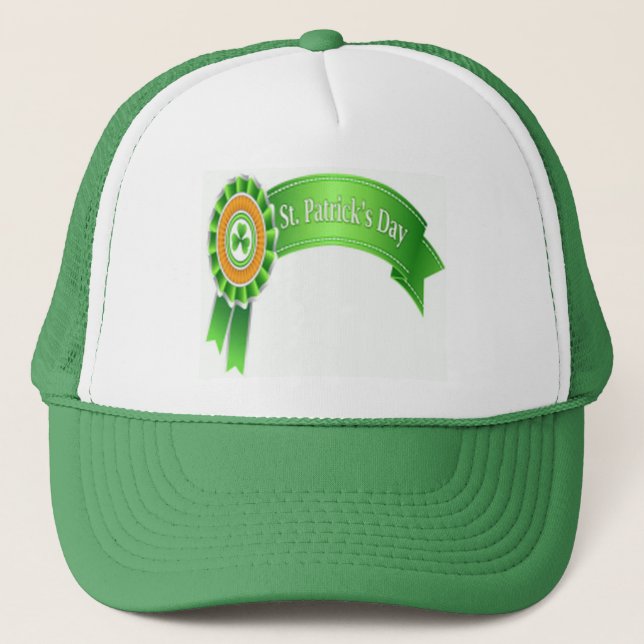 Saint Patrick's Day Irish shamrock Ireland hat (Front)