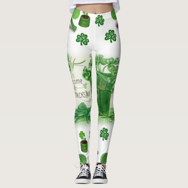 Saint Patrick's Day Leggings (Front)
