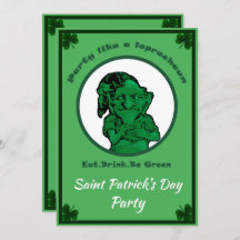 Saint Patrick's Day Leprechan Party Invite