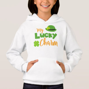 Saint Patrick's Day, Leprechaun Hat, Lucky Charm Hoodie