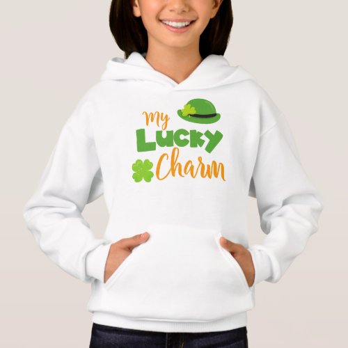 Saint Patricks Day Leprechaun Hat Lucky Charm Hoodie