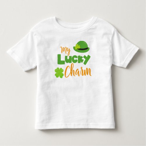 Saint Patricks Day Leprechaun Hat Lucky Charm Toddler T_shirt