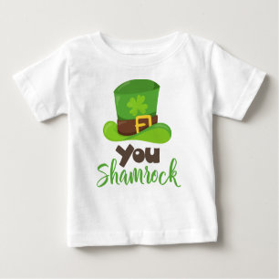Saint Patrick's Day, Leprechaun Hat, You Shamrock Baby T-Shirt