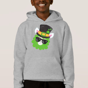Saint Patrick's Day, Llama, Alpaca, Leprechaun Hat Hoodie