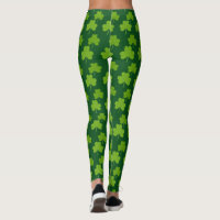 St Patrick's Day Leggings Outfit, Shamrock Leggings, Clover Leggings, Four  Leaf Clovers, Irish Leggings, St Patrick's Leggings 