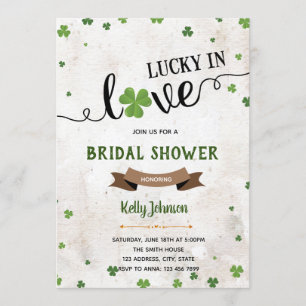 Saint Patricks day lucky in love card