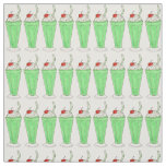 Saint Patrick's Day Mint Green Milkshake Shake Fabric