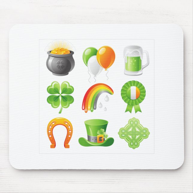 saint patricks day mouse pad (Front)