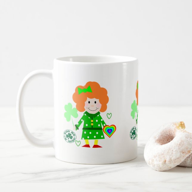Saint Patrick's Day Mug (With Donut)