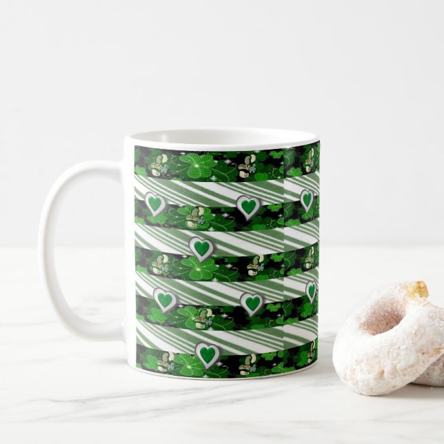 Saint Patrick's Day Mug (With Donut)