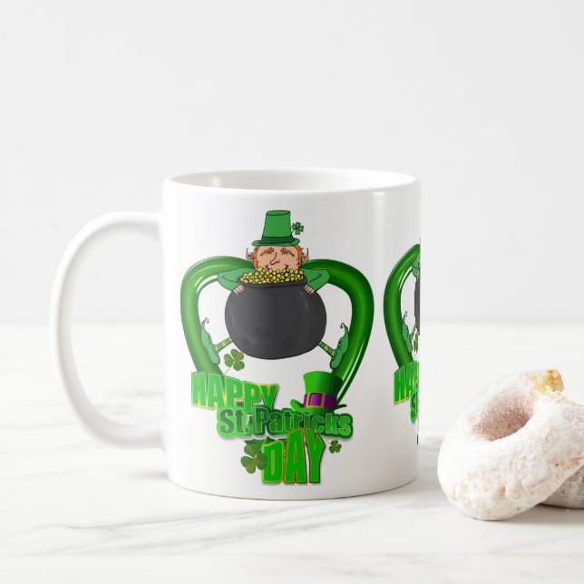 Saint Patrick's Day Mug (With Donut)