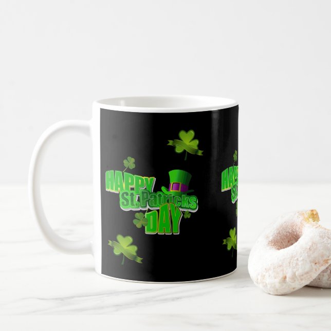 Saint Patrick's Day Mug (With Donut)