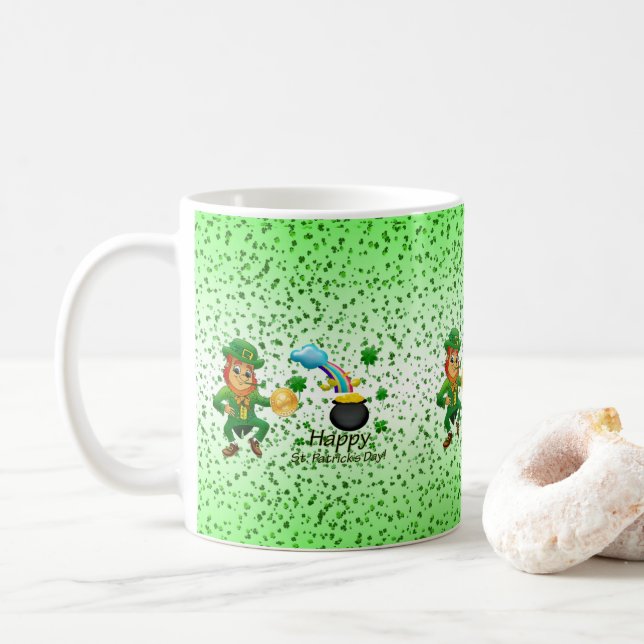 Saint Patrick's Day Mug Leprechaun (With Donut)