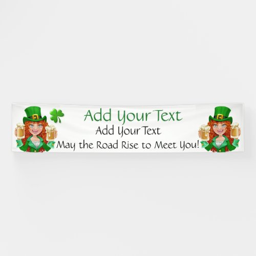 Saint Patricks Day or Irish Business Decor Banner