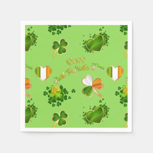 Saint Patricks Day Paper Napkins