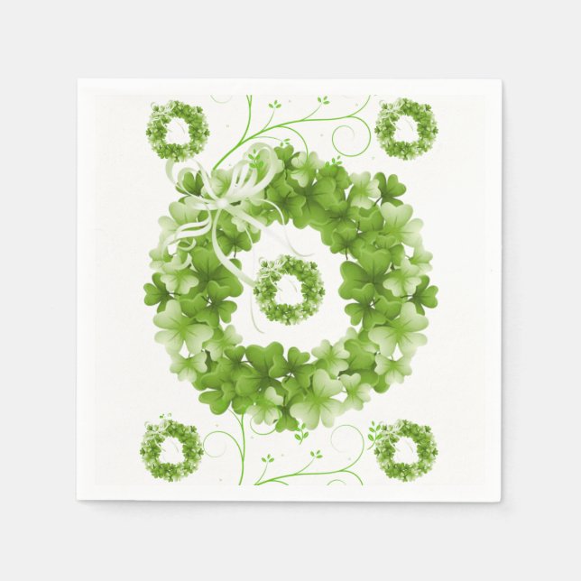 Saint Patrick's Day Paper Napkins (Front)