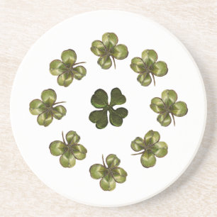 SAINT PATRICK'S DAY PARTY 5 shamrock Drink Coaster
