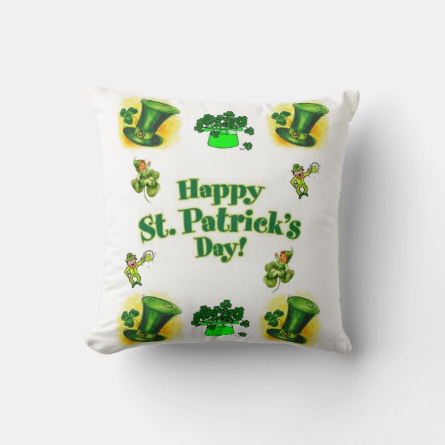 Saint Patrick's Day Pillow (Front)
