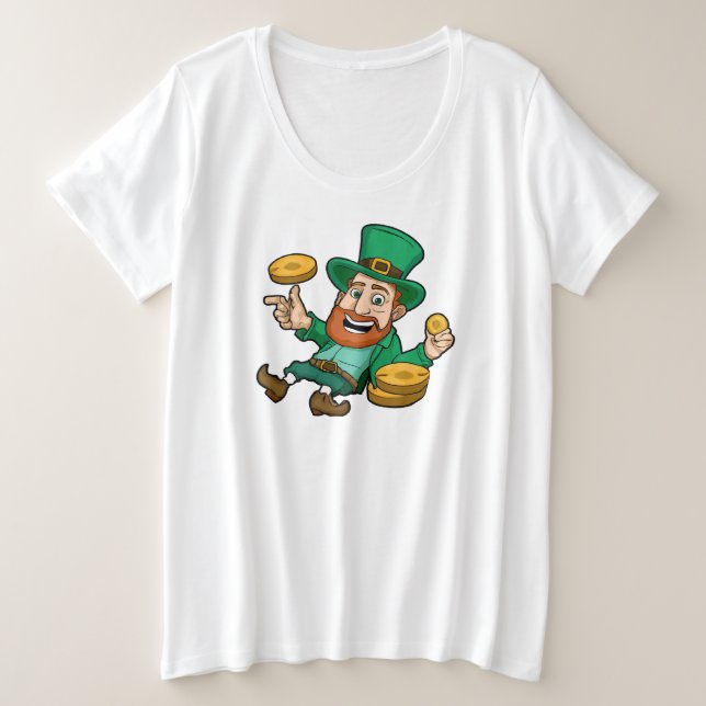 Saint Patrick's day    Plus Size T-Shirt (Design Front)