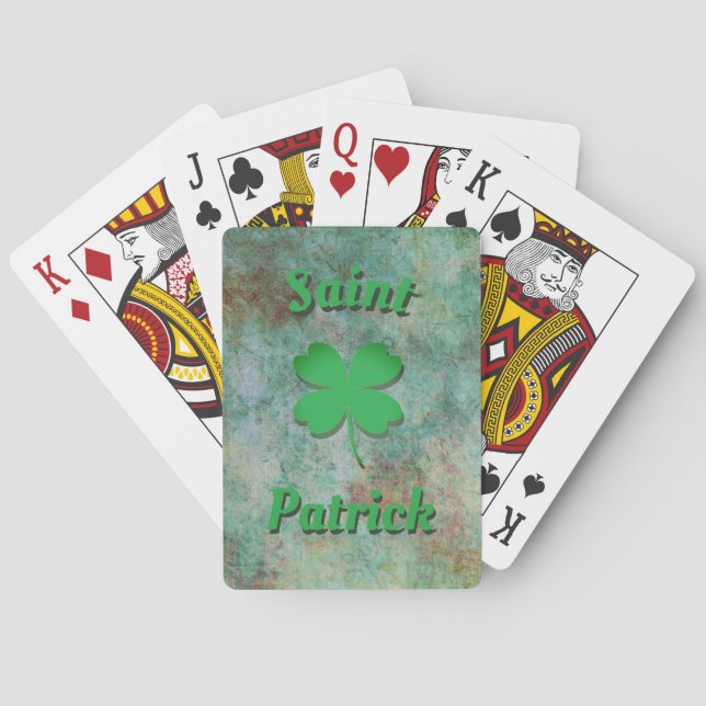 Saint Patrick's Day Poker Cards (Back)