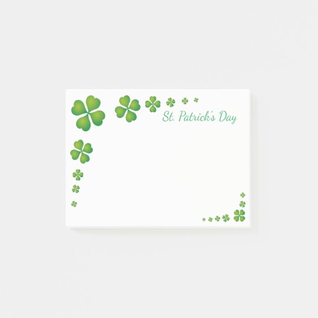Saint Patrick's Day Post-it-Notes Post-it Notes (Front)