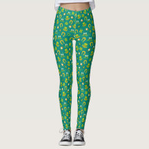 Saint Patrick's Day Print Leggings
