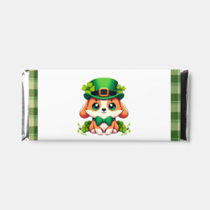 Saint Patricks' Day puppy Hershey Bar Favors