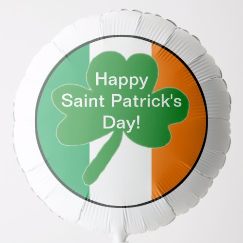 Saint Patricks Day Shamrock   Balloon