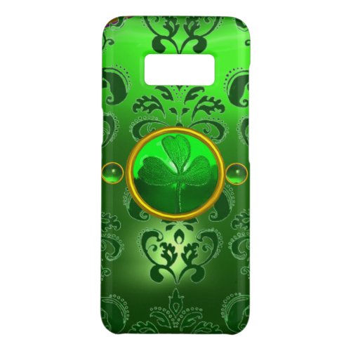 SAINT PATRICKS DAY SHAMROCK GREEN DAMASK Case_Mate SAMSUNG GALAXY S8 CASE