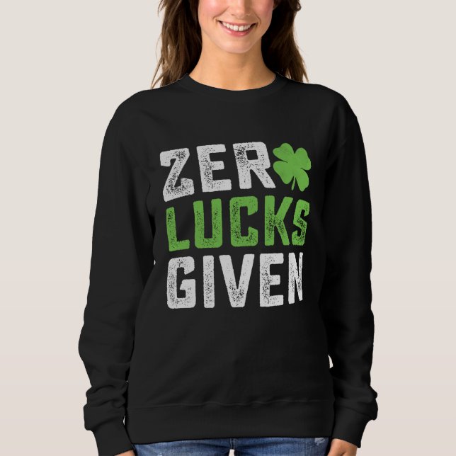 Saint Patrick's Day Shamrock Irish Sweatshirt (Front)