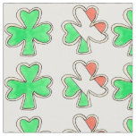 Saint Patrick&#39;s Day Shamrock Lucky Clover Cookies Fabric
