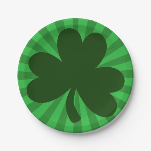 Saint Patricks Day Shamrock Party Paper Plates