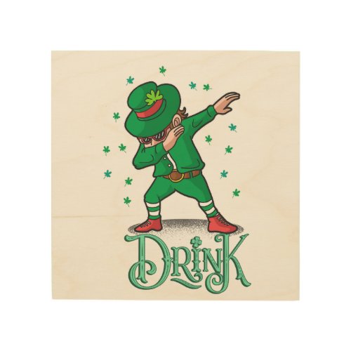 Saint Patricks DayShamrock Wood Wall Art