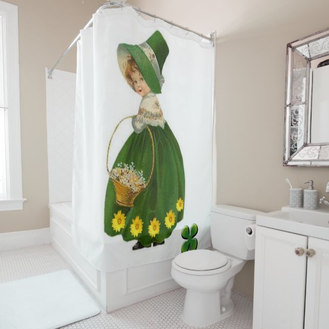 Saint Patrick's Day Shower Curtain (In Situ)