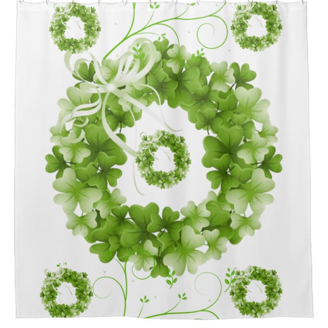 Saint Patrick's Day Shower Curtain (Front)