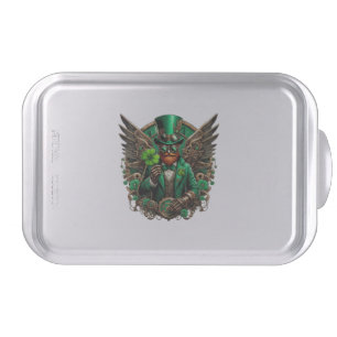 Saint Patrick's Day steampunk clover Cake Pan