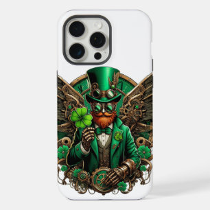 Saint Patrick's Day steampunk clover iPhone 15 Pro Max Case
