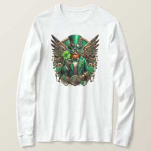 Saint Patrick's Day steampunk clover T-Shirt