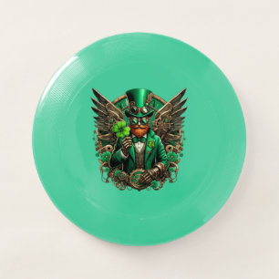 Saint Patrick's Day steampunk clover Wham-O Frisbee